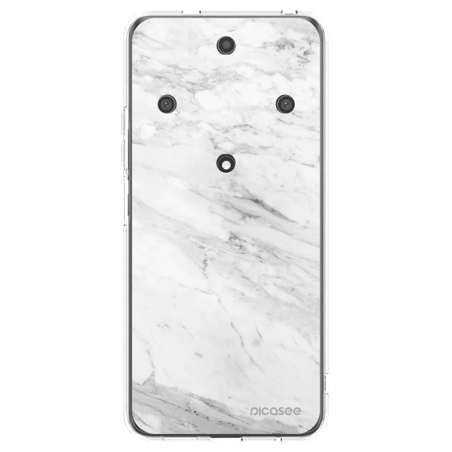 Picasee διαφανής θήκη σιλικόνης Honor Magic5 Lite 5G - White marble