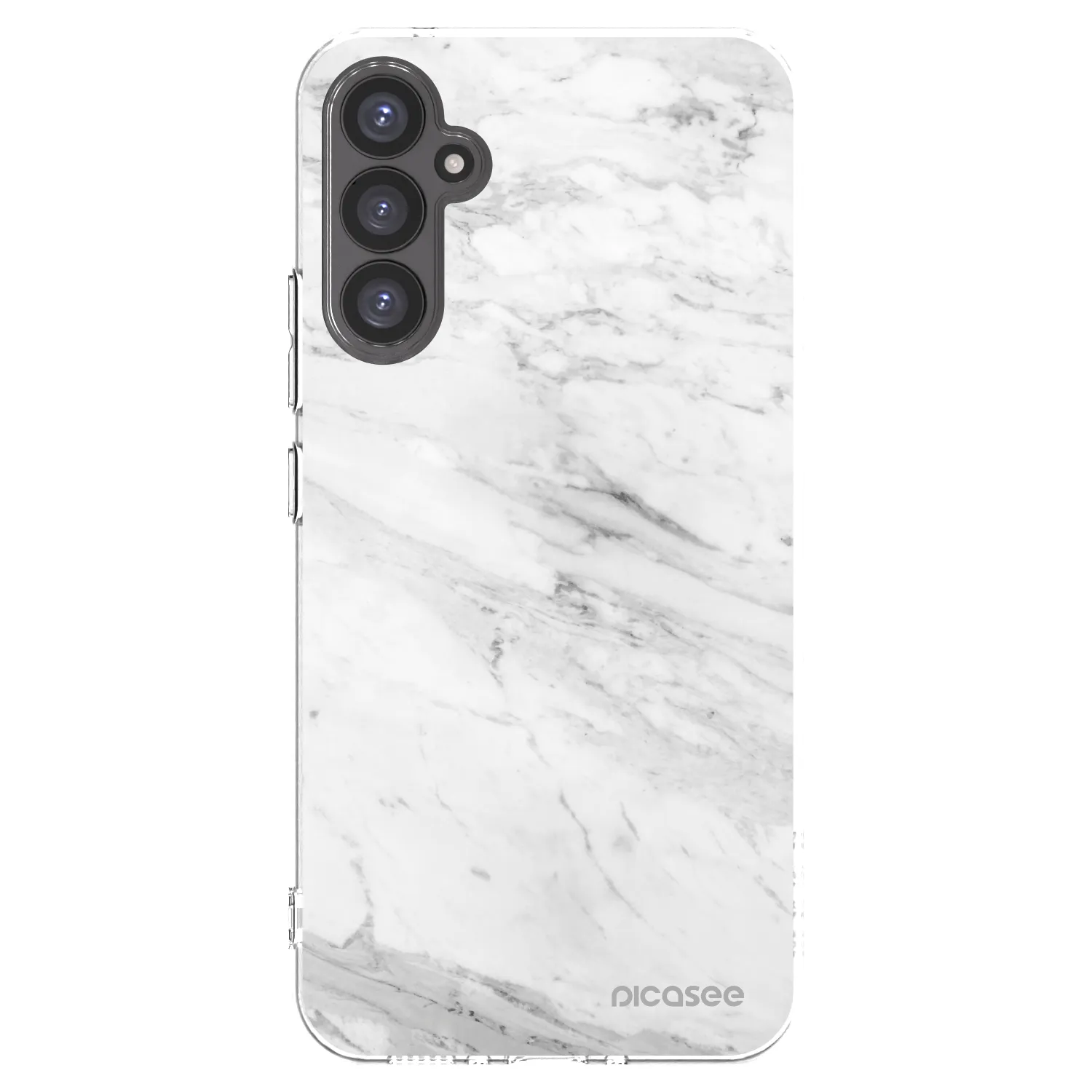 Picasee διαφανής θήκη σιλικόνης Samsung Galaxy A34 5G A346B - White marble
