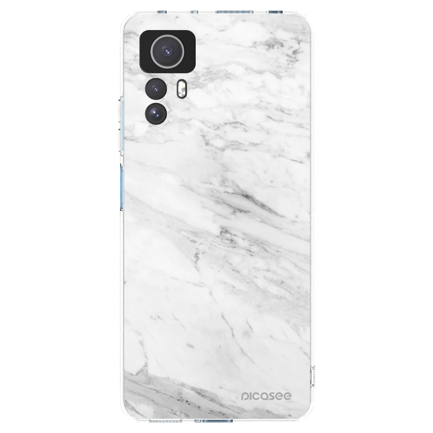 Picasee διαφανής θήκη σιλικόνης Xiaomi Redmi Note 12S - White marble