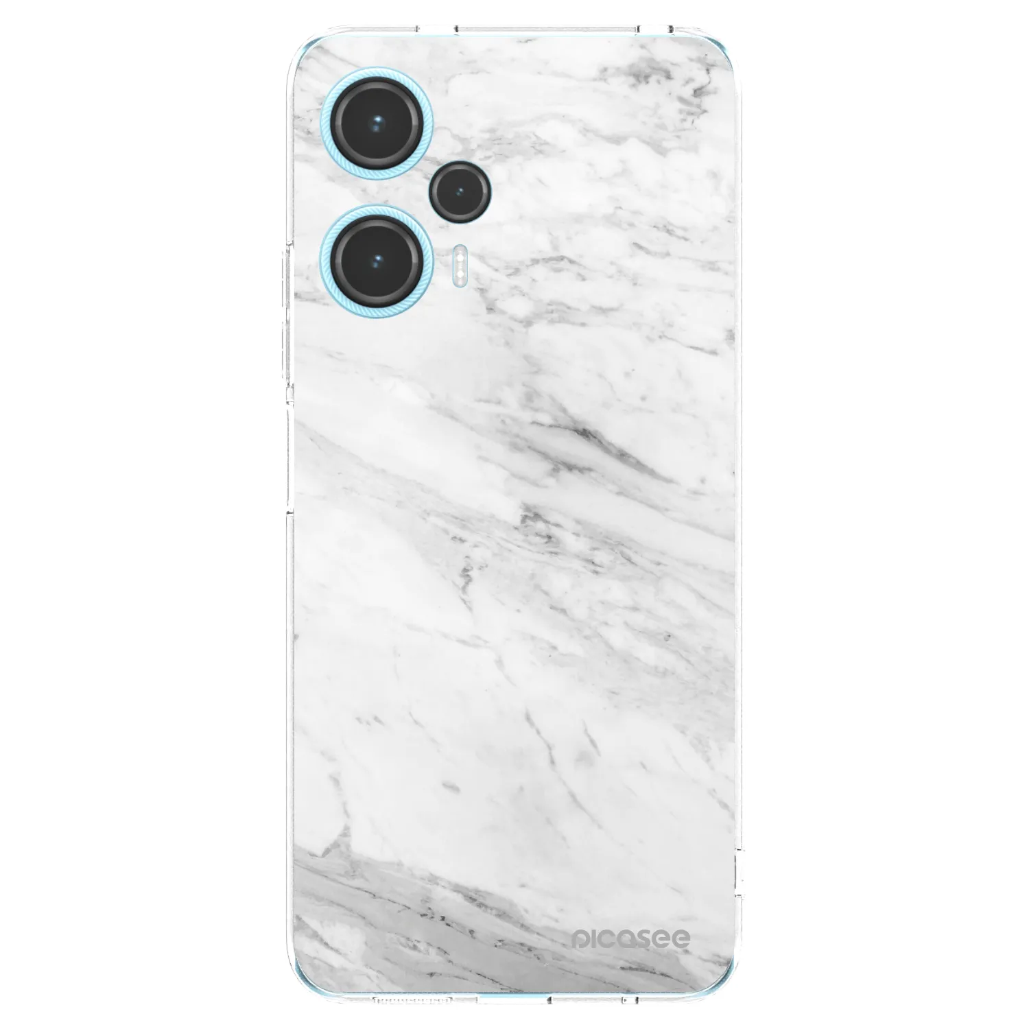 Picasee διαφανής θήκη σιλικόνης Xiaomi Poco F5 - White marble