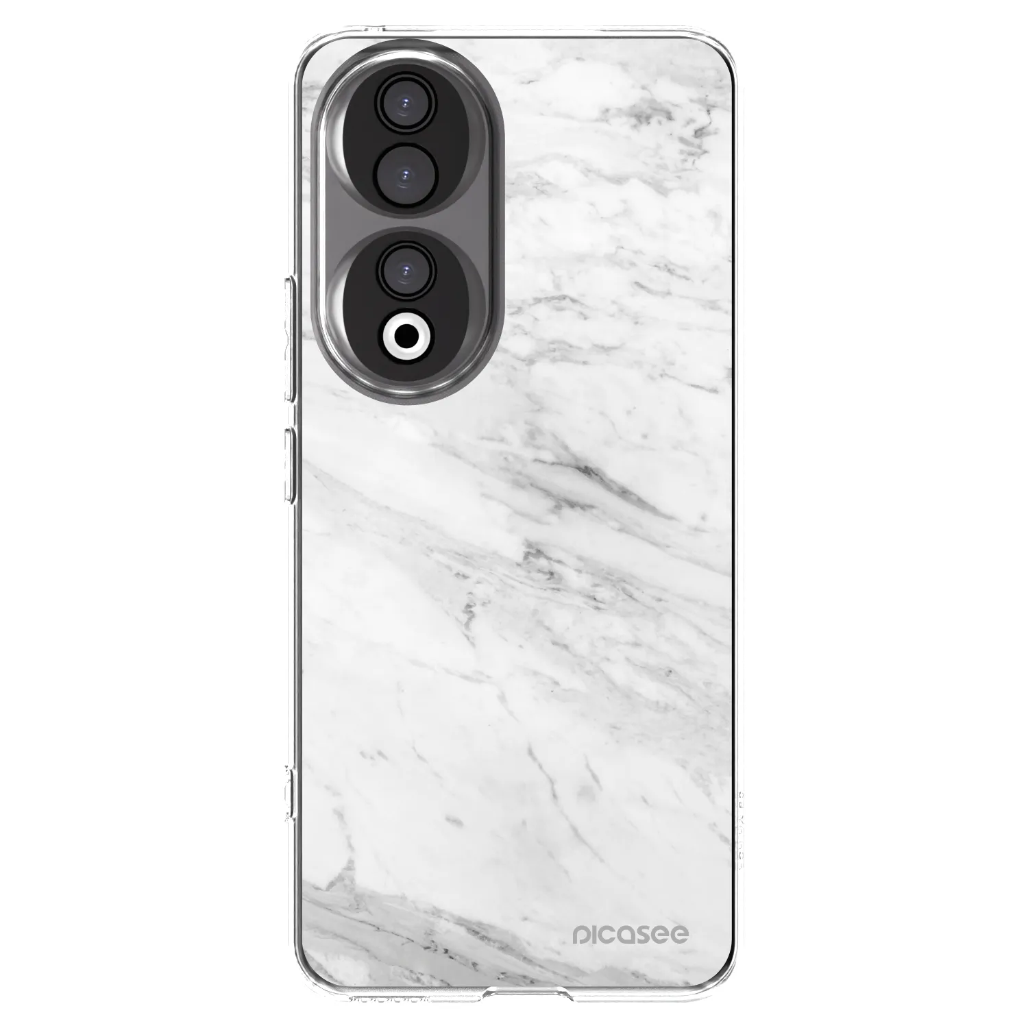 Picasee διαφανής θήκη σιλικόνης Honor 90 5G - White marble