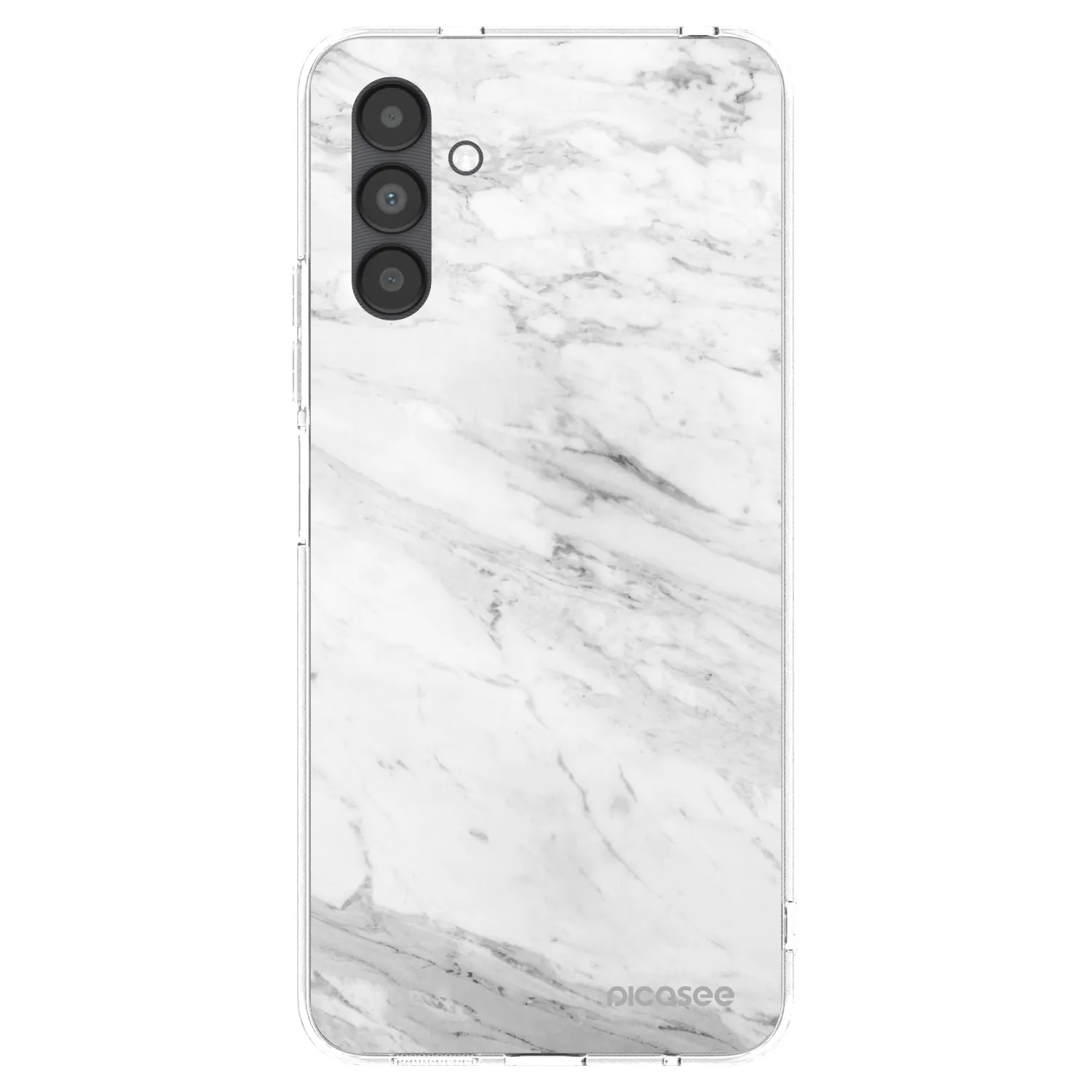Picasee διαφανής θήκη σιλικόνης Samsung Galaxy A04s A047F - White marble
