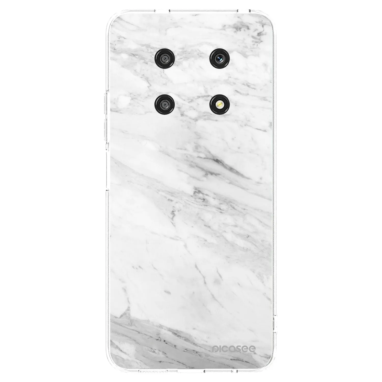 Picasee διαφανής θήκη σιλικόνης Honor Magic4 Lite 5G - White marble