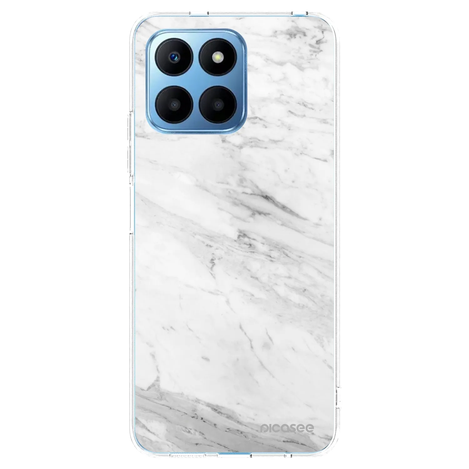 Picasee διαφανής θήκη σιλικόνης Honor 70 Lite - White marble