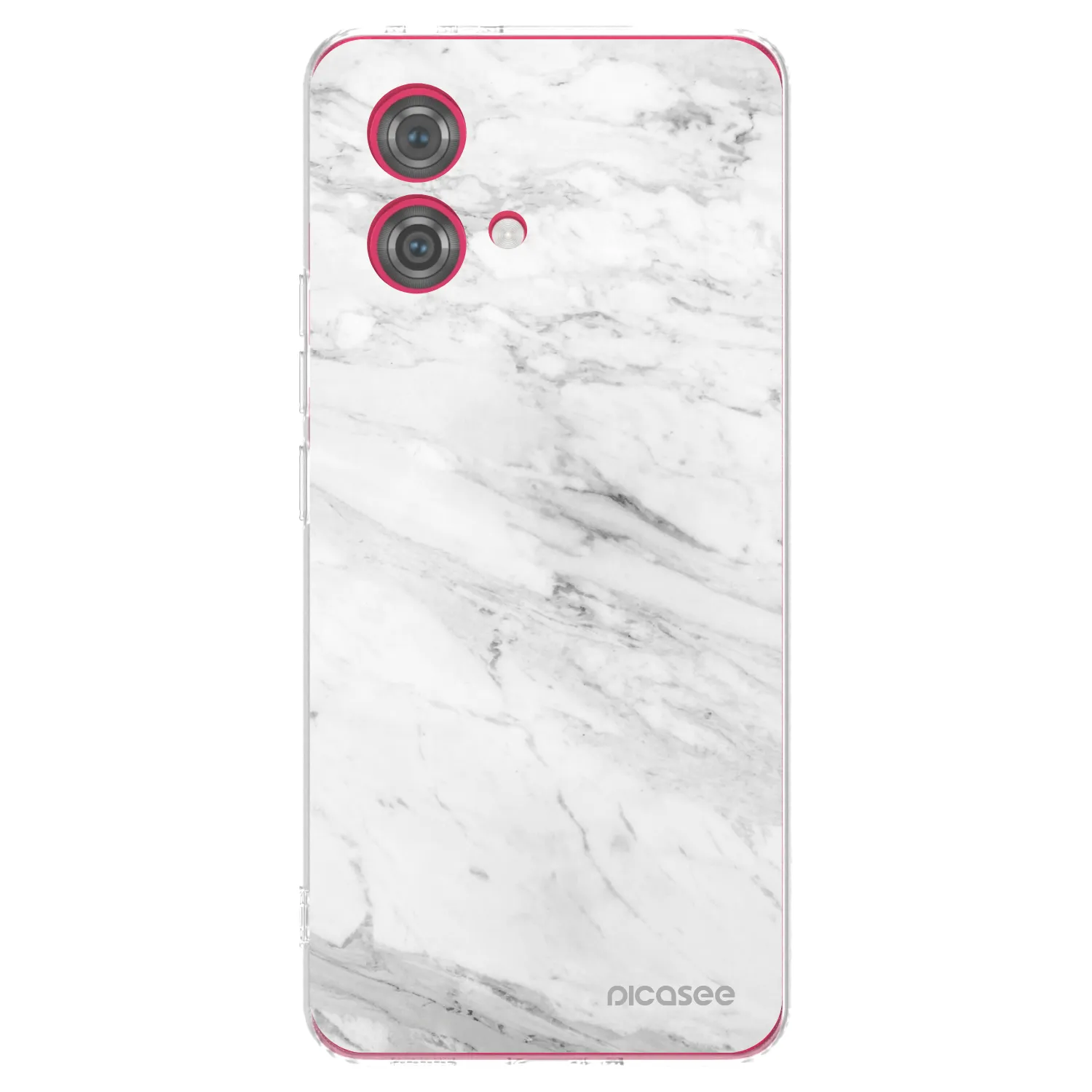 Picasee διαφανής θήκη σιλικόνης Motorola Moto G84 5G - White marble