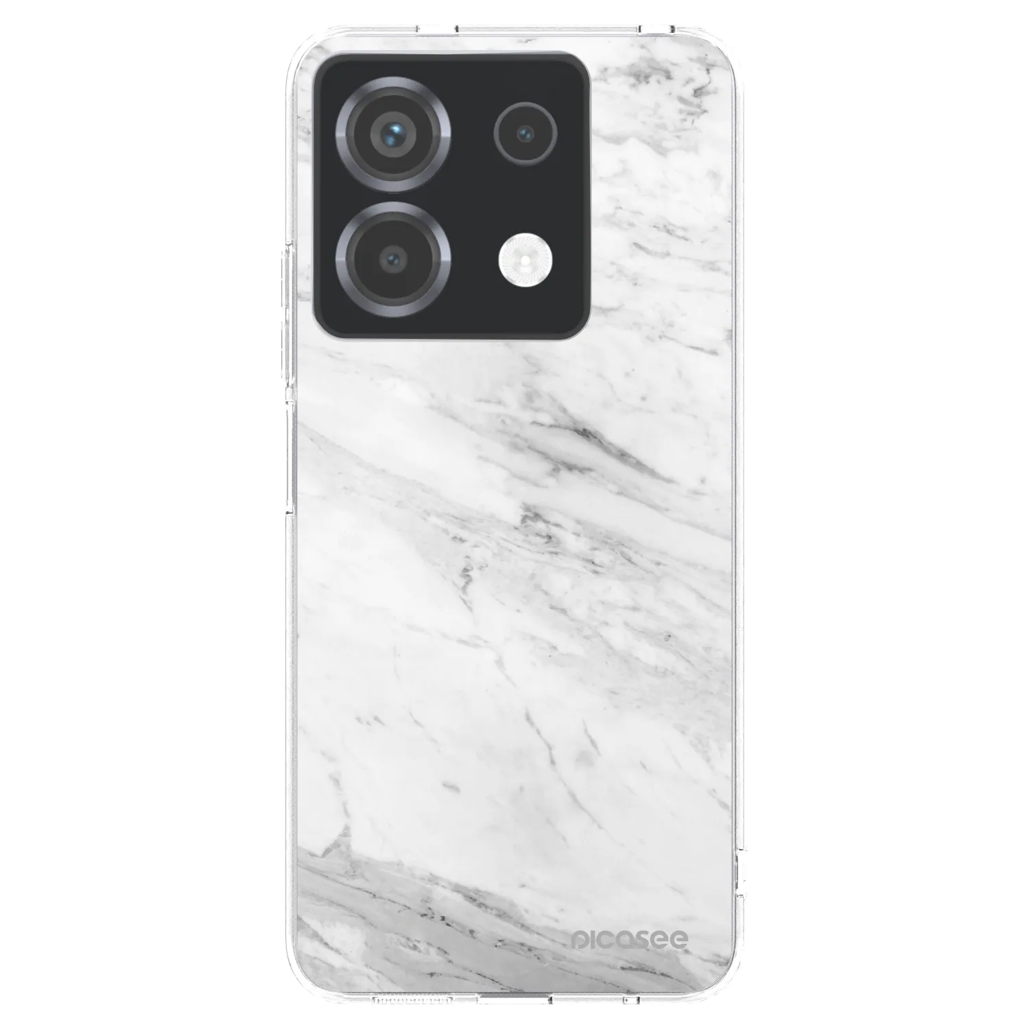 Picasee διαφανής θήκη σιλικόνης Xiaomi Poco X6 - White marble