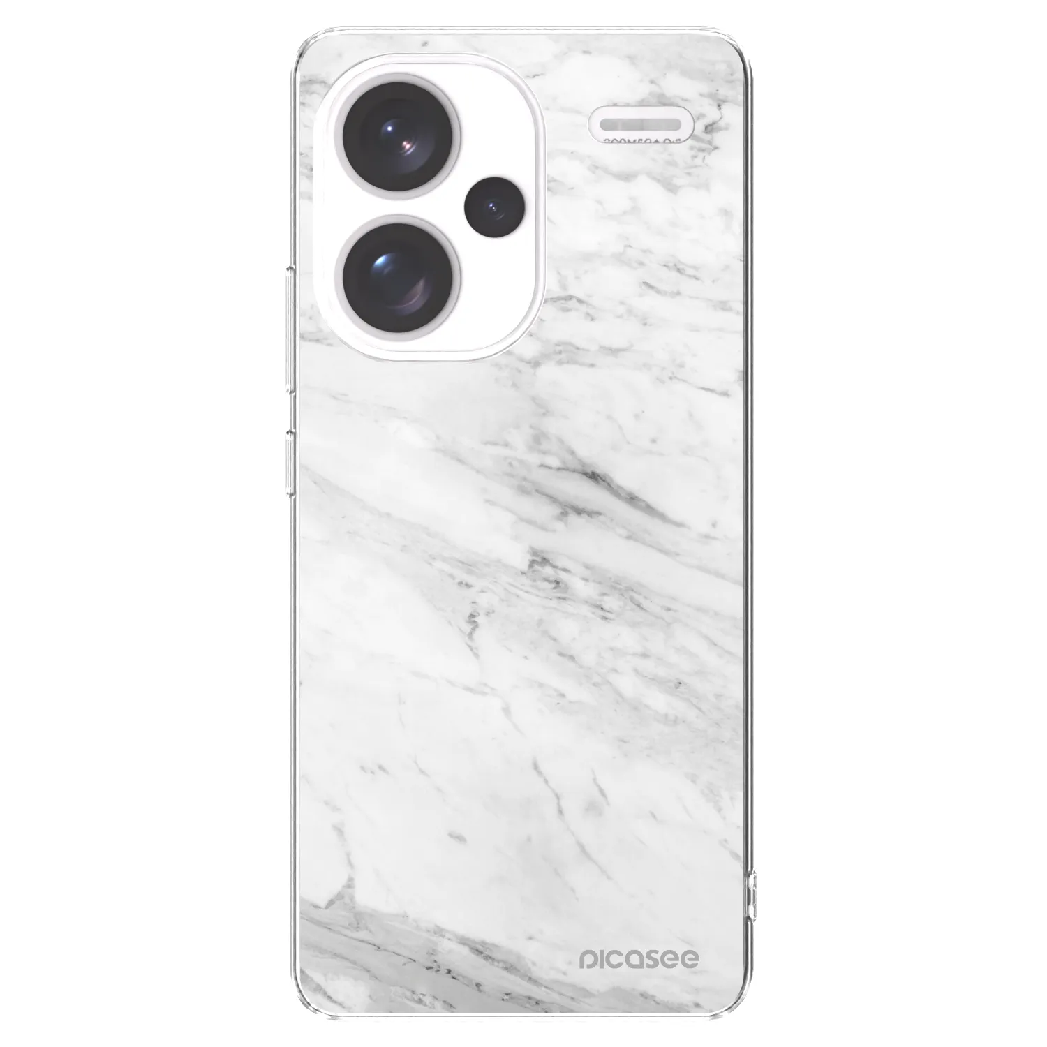 Picasee διαφανής θήκη σιλικόνης Xiaomi Redmi Note 13 Pro+ 5G - White marble