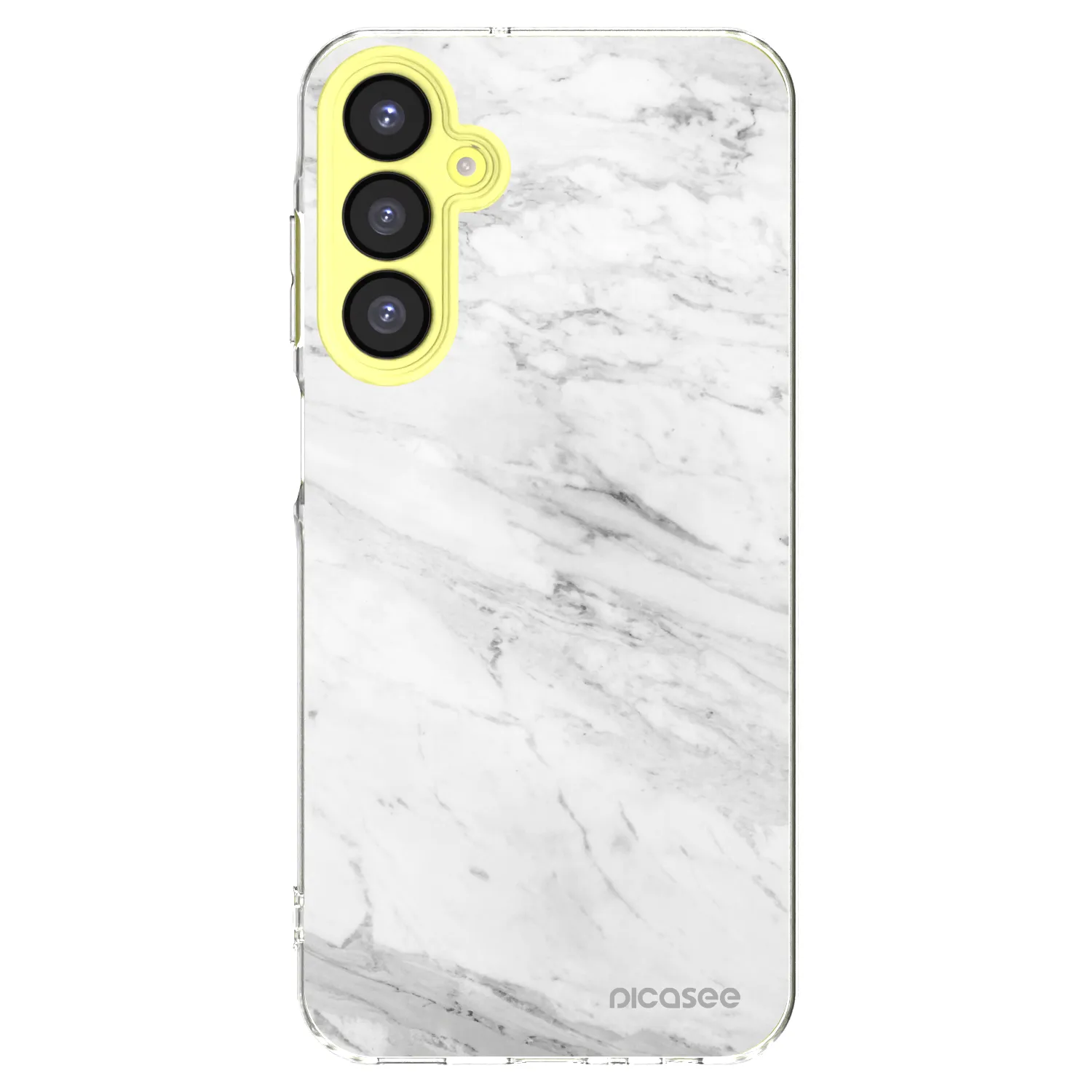 Picasee διαφανής θήκη σιλικόνης Samsung Galaxy A25 A256B 5G - White marble