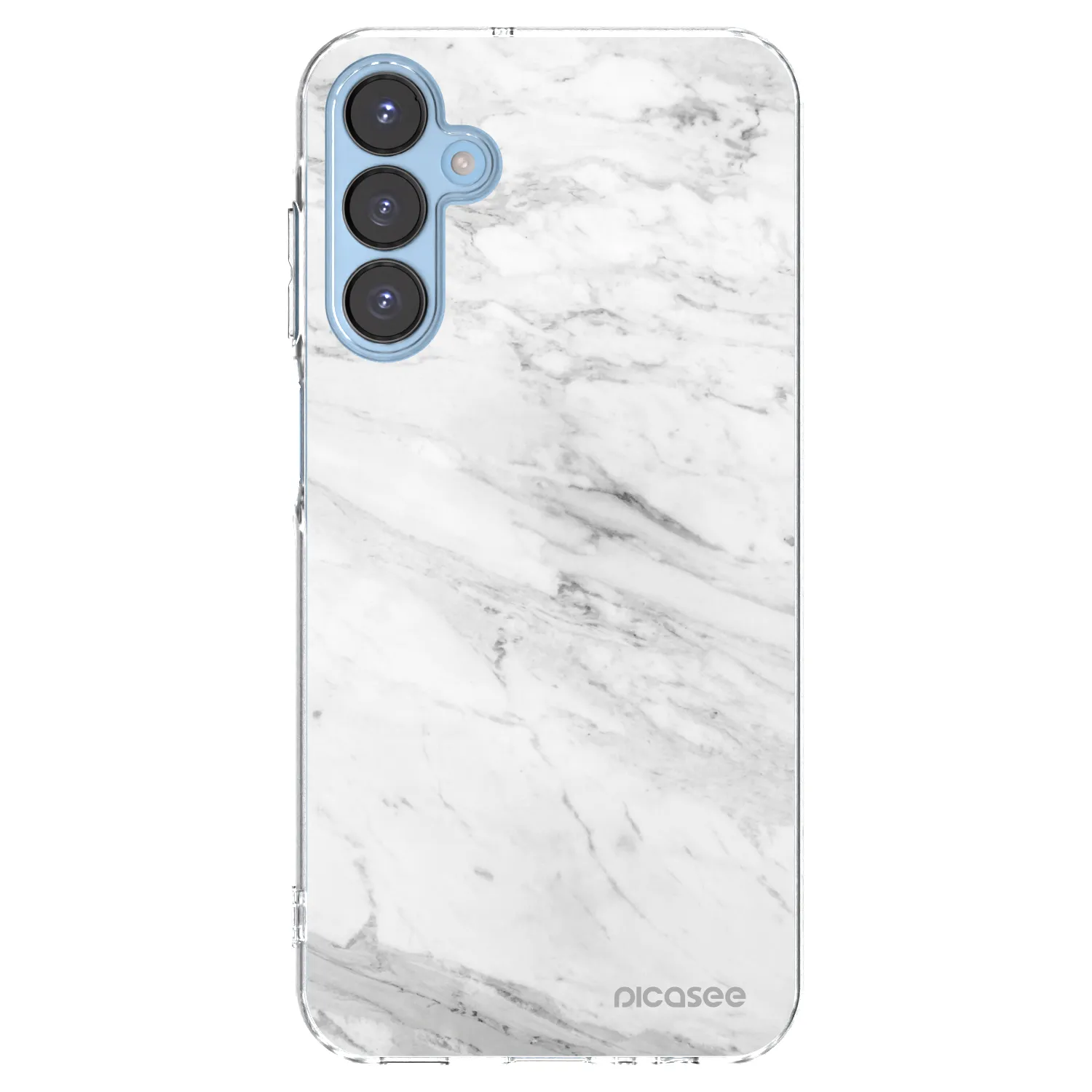 Picasee διαφανής θήκη σιλικόνης Samsung Galaxy A15 A156B 5G - White marble