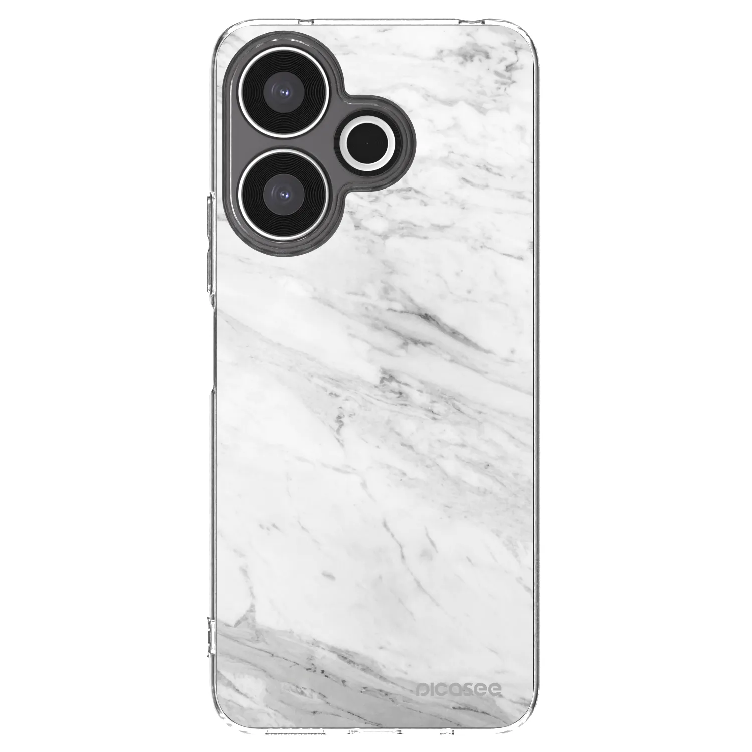 Picasee διαφανής θήκη σιλικόνης Xiaomi Redmi 13 4G - White marble