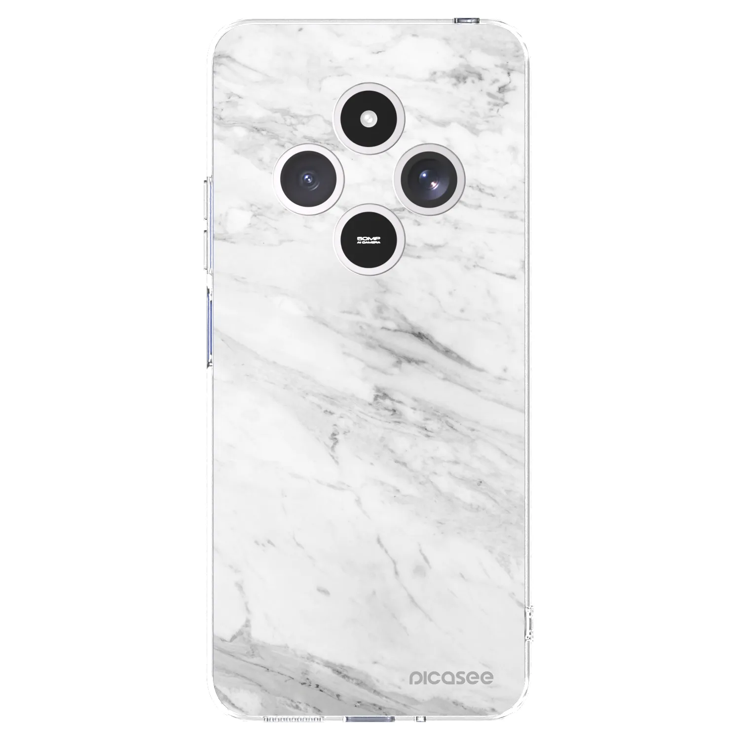 Picasee διαφανής θήκη σιλικόνης Xiaomi Redmi 14C - White marble