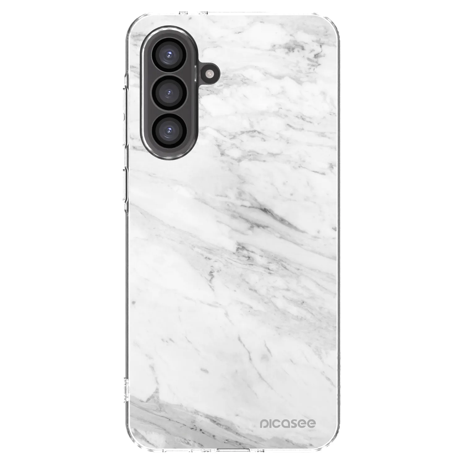 Picasee διαφανής θήκη σιλικόνης Samsung Galaxy A36 5G - White marble