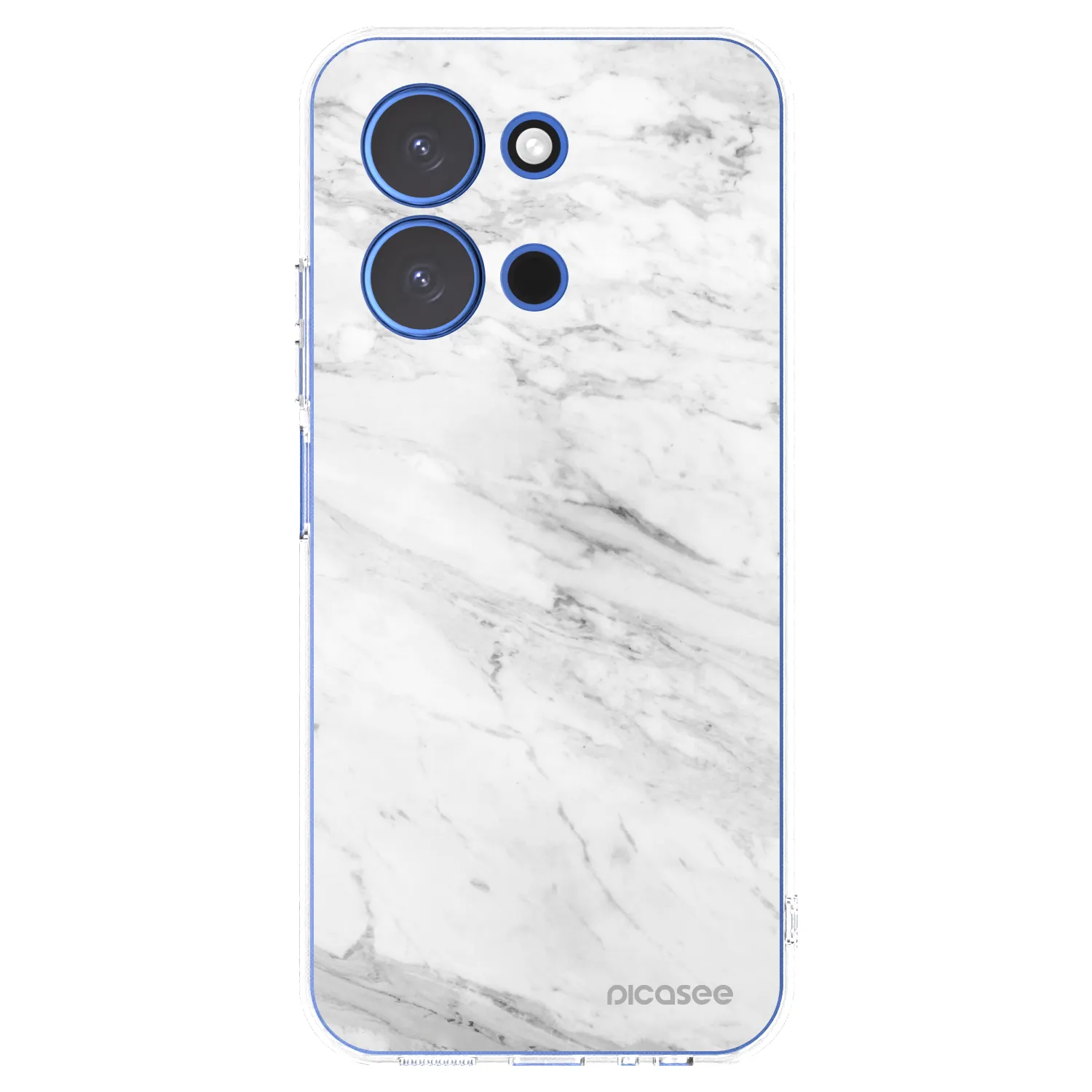 Picasee διαφανής θήκη σιλικόνης Xiaomi Redmi 15C 4G - White marble
