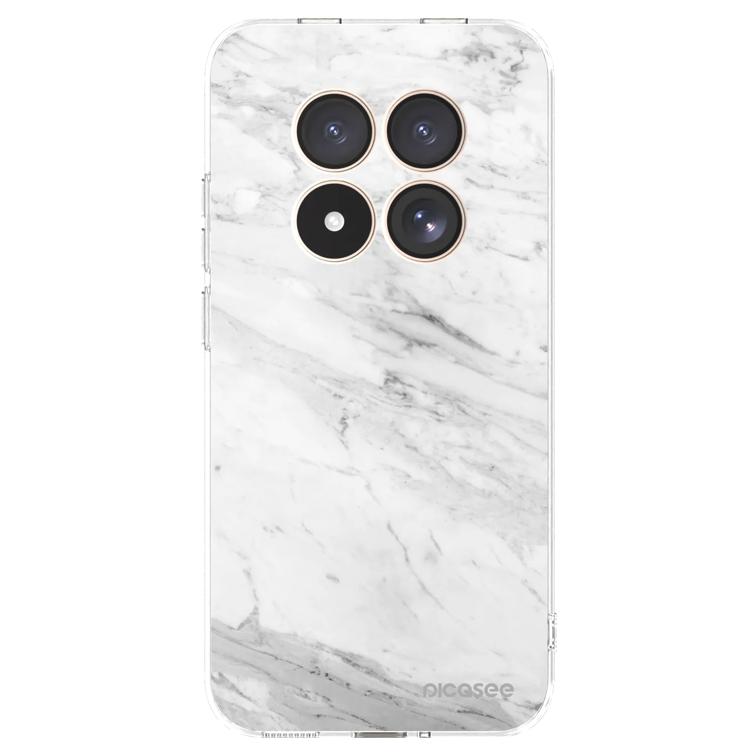 Picasee διαφανής θήκη σιλικόνης Xiaomi Redmi Note 15 Pro 4G - White marble