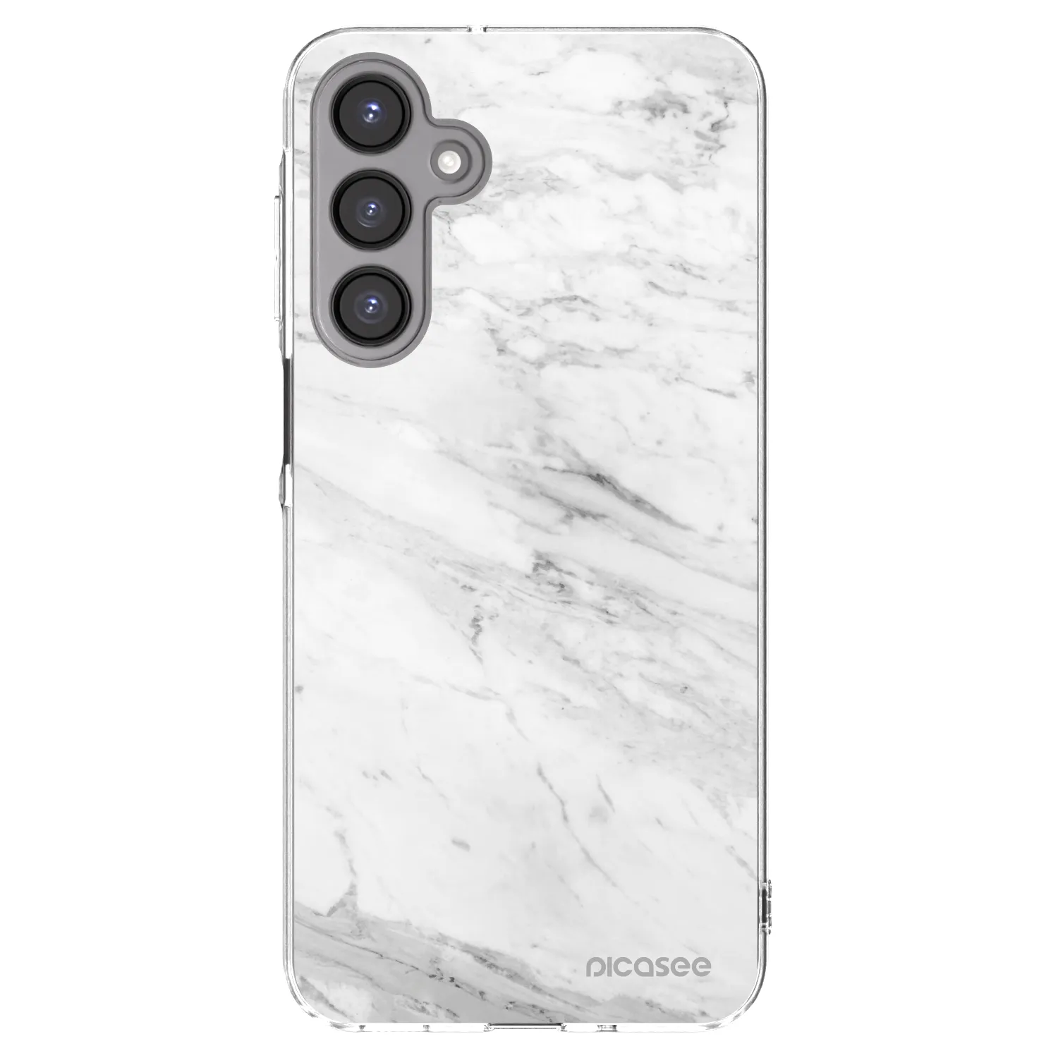 Picasee διαφανής θήκη σιλικόνης Samsung Galaxy A16 4G - White marble