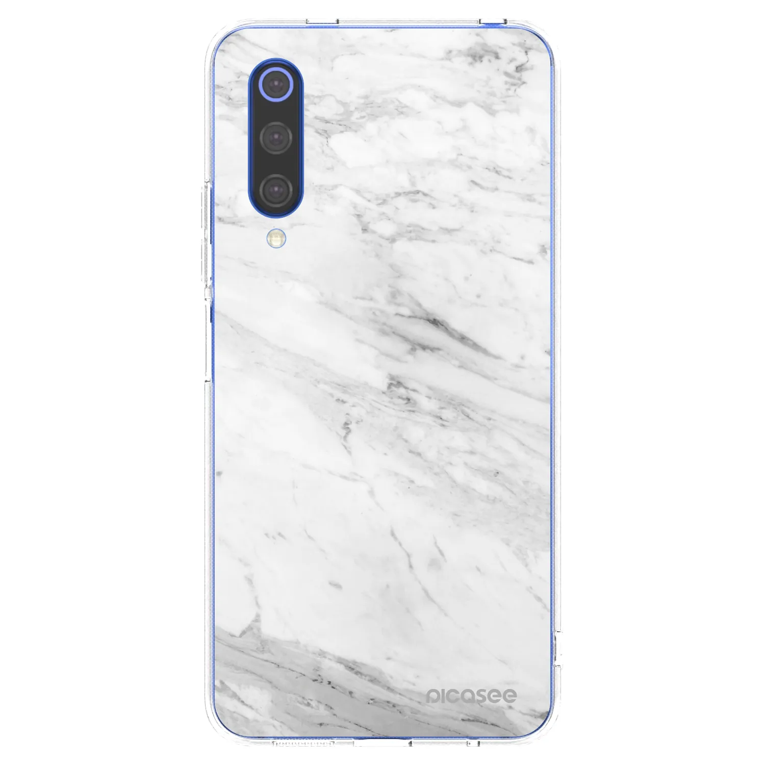 Picasee διαφανής θήκη σιλικόνης Xiaomi Mi 9 SE - White marble
