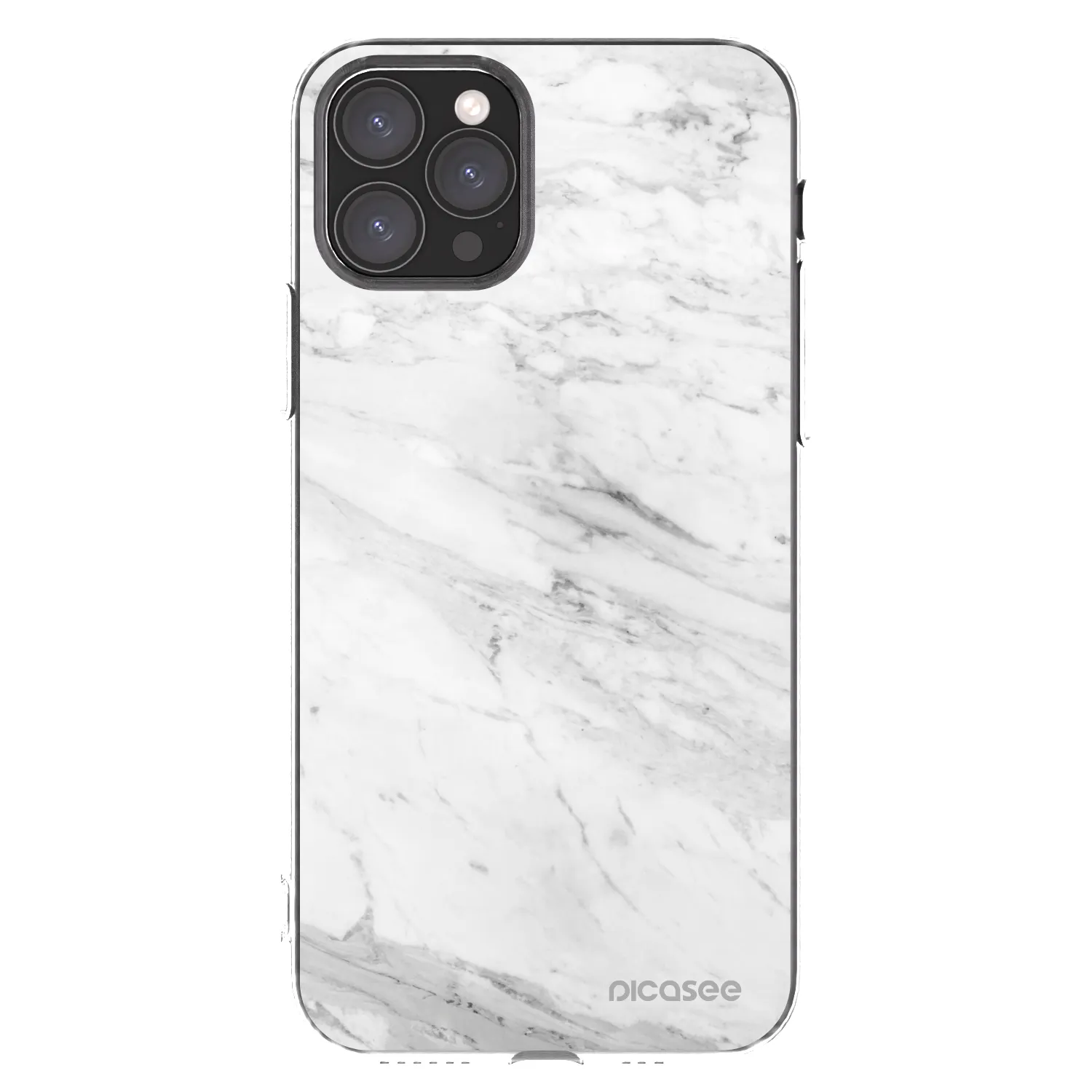 Picasee διαφανής θήκη σιλικόνης Apple iPhone 11 Pro - White marble