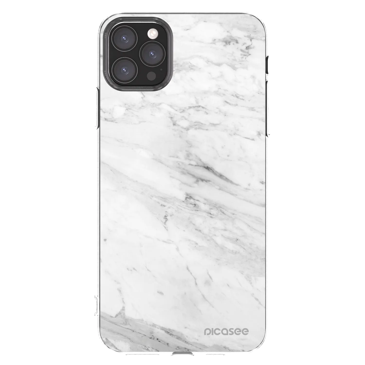 Picasee διαφανής θήκη σιλικόνης Apple iPhone 11 Pro Max - White marble