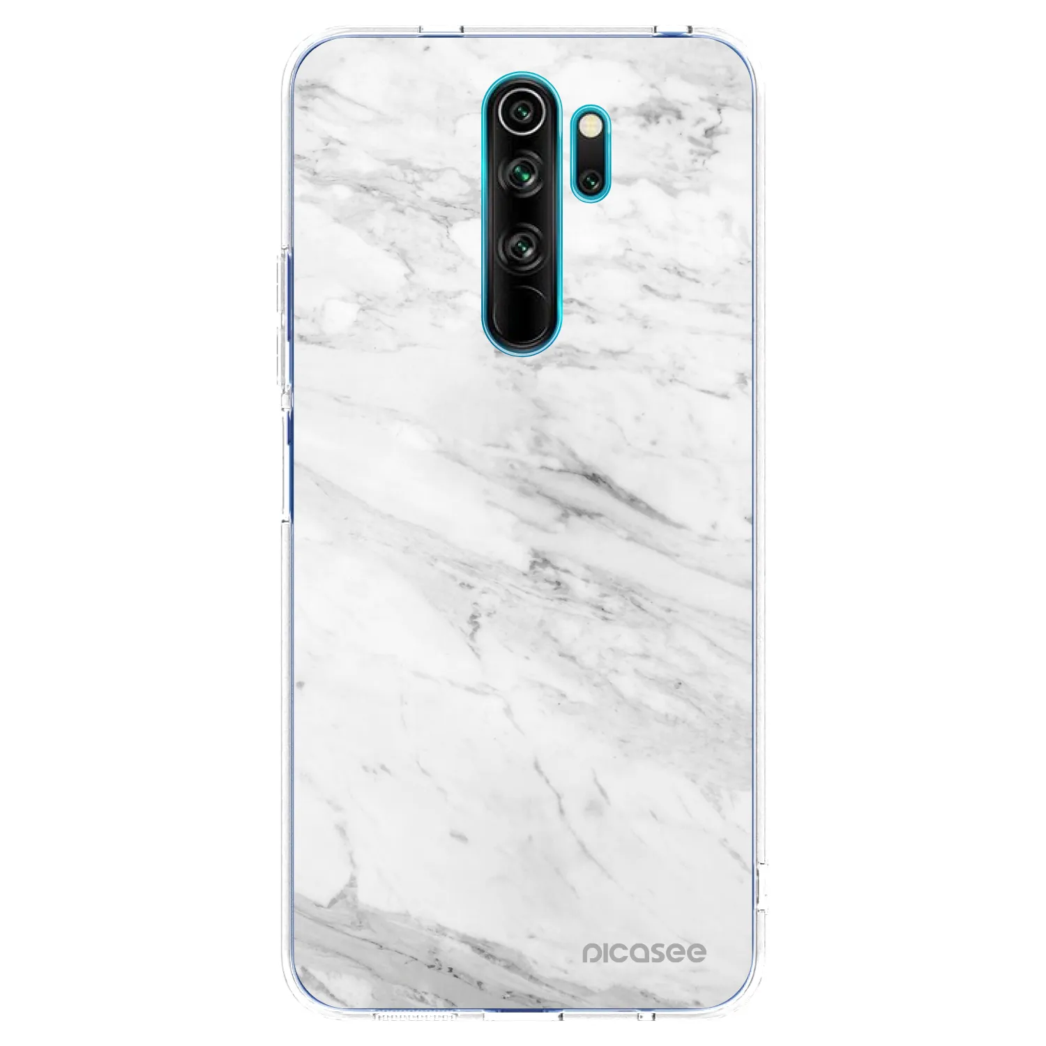 Picasee διαφανής θήκη σιλικόνης Xiaomi Redmi Note 8 Pro - White marble