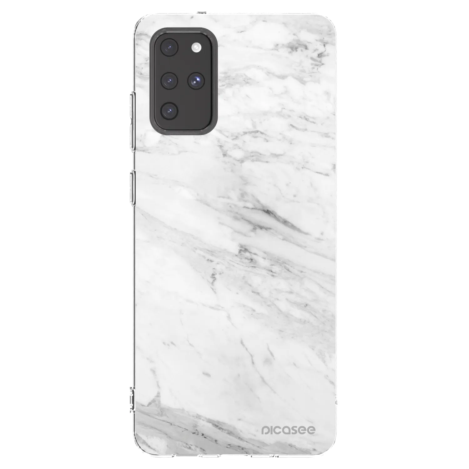 Picasee διαφανής θήκη σιλικόνης Samsung Galaxy S20+ G985F - White marble
