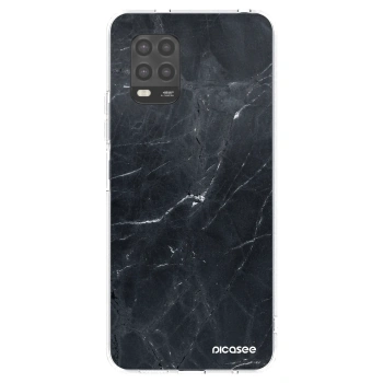 Picasee διαφανής θήκη σιλικόνης Xiaomi Mi 10 Lite - Black marble