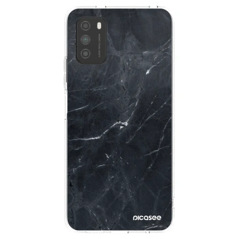 Picasee διαφανής θήκη σιλικόνης Xiaomi Poco M3 - Black marble