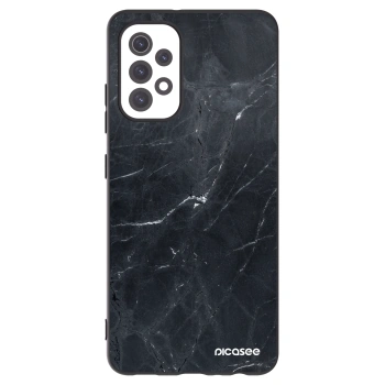 Picasee Μαύρη θήκη σιλικόνης για Samsung Galaxy A32 5G A326B - Black marble