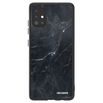 Picasee ULTIMATE CASE για Samsung Galaxy A51 A515F - Black marble