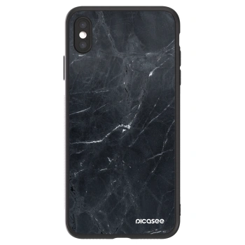 Picasee ULTIMATE CASE για Apple iPhone XS Max - Black marble