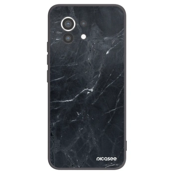 Picasee Μαύρη θήκη σιλικόνης για Xiaomi Mi 11 - Black marble