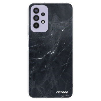Picasee διαφανής θήκη σιλικόνης Samsung Galaxy A32 4G SM-A325F - Black marble