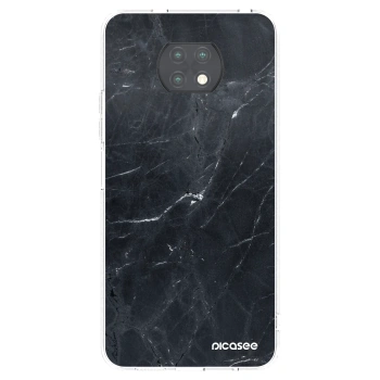 Picasee διαφανής θήκη σιλικόνης Xiaomi Redmi Note 9T - Black marble