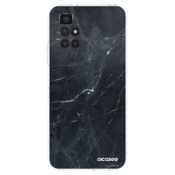 Picasee διαφανής θήκη σιλικόνης Xiaomi Redmi 10 - Black marble