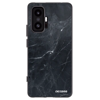 Picasee Μαύρη θήκη σιλικόνης για Xiaomi 11T Pro - Black marble