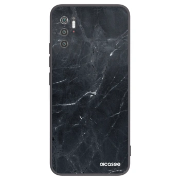 Picasee Μαύρη θήκη σιλικόνης για Xiaomi Poco M3 Pro 5G - Black marble