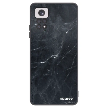 Picasee Μαύρη θήκη σιλικόνης για Xiaomi Redmi Note 11 - Black marble