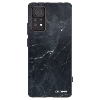 Picasee Μαύρη θήκη σιλικόνης για Xiaomi Redmi Note 11 Pro - Black marble