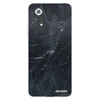 Picasee διαφανής θήκη σιλικόνης Xiaomi Poco X4 Pro 5G - Black marble