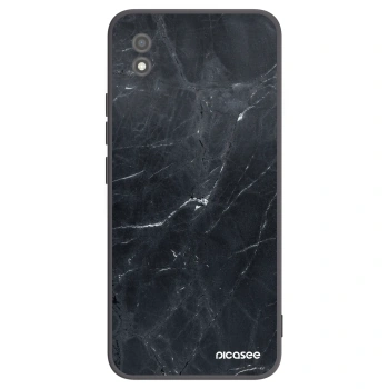 Picasee Μαύρη θήκη σιλικόνης για Realme C11 (2021) - Black marble