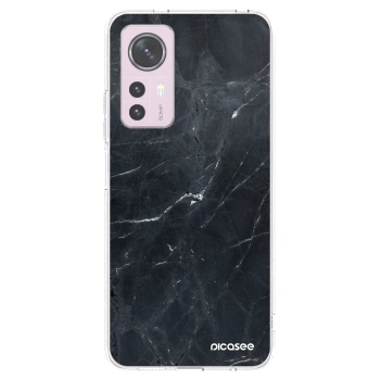 Picasee διαφανής θήκη σιλικόνης Xiaomi 12 - Black marble