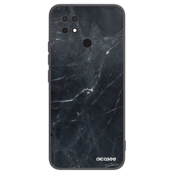 Picasee Μαύρη θήκη σιλικόνης για Xiaomi Redmi 10C - Black marble