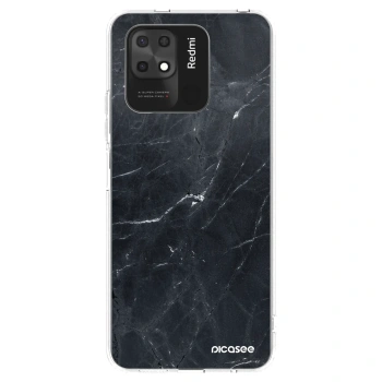 Picasee διαφανής θήκη σιλικόνης Xiaomi Redmi 10C - Black marble