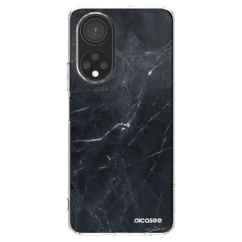 Picasee διαφανής θήκη σιλικόνης Honor X7 - Black marble