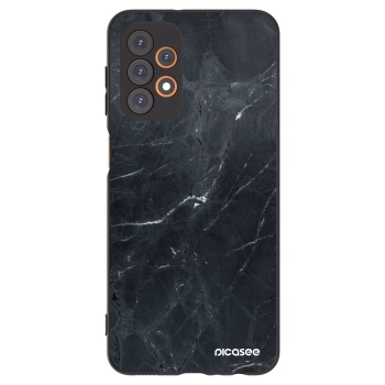 Picasee Μαύρη θήκη σιλικόνης για Samsung Galaxy A23 A235F 4G - Black marble