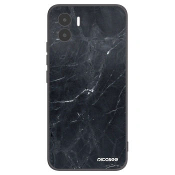 Picasee Μαύρη θήκη σιλικόνης για Xiaomi Redmi A1 - Black marble
