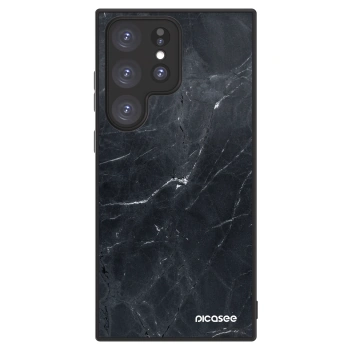 Picasee ULTIMATE CASE για Samsung Galaxy S23 Ultra 5G - Black marble