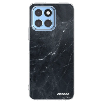 Picasee διαφανής θήκη σιλικόνης Honor X6 - Black marble