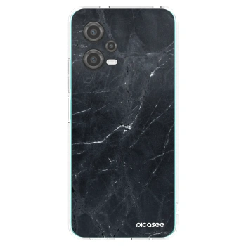 Picasee διαφανής θήκη σιλικόνης Xiaomi Poco X5 - Black marble