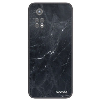 Picasee Μαύρη θήκη σιλικόνης για Xiaomi Redmi Note 11S 5G - Black marble