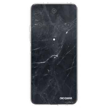 Picasee διαφανής θήκη σιλικόνης Honor Magic5 Lite 5G - Black marble